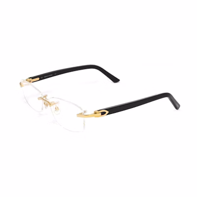 Cartier Classic Frameless Paris Series Square Optical Glasses Unisex Couples Edition CT0048O-002