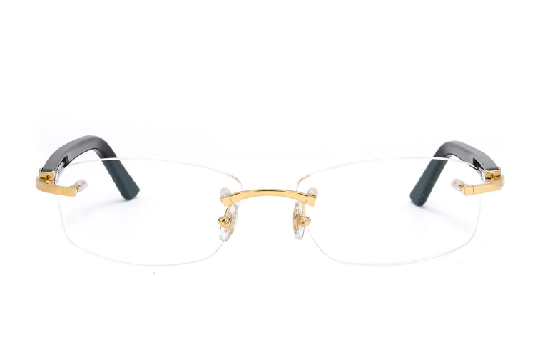 Lookbook Cartier經典無框巴黎系列方形光學眼鏡 男女情侶款 CT0048O-002