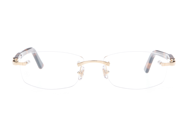 Lookbook Cartier 經典無框巴黎風格輕巧光學眼鏡框 CT0048O-004