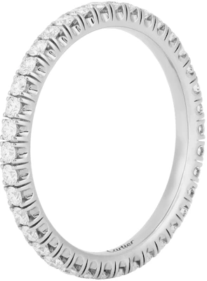 까르띠에 다무르 1.52mm 18K 화이트 골드 유니섹스 커플 반지 B4210440 Buy 까르띠에 다무르 1.52mm 18K 화이트 골드 유니섹스 커플 반지 B4210440