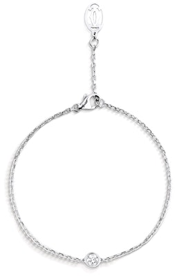 卡地亞Diamants Légers系列18K白金單鑽女士手鏈 (小尺寸) B6037200 Buy 卡地亞Diamants Légers系列18K白金單鑽女士手鏈 (小尺寸) B6037200