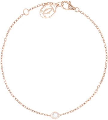 Cartier Diamants Légers Single Diamond 18k Rose Gold Bracelet Unisex Couple Design B6040300 Buy Cartier Diamants Légers Single Diamond 18k Rose Gold Bracelet Unisex Couple Design B6040300