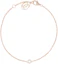 Buy Cartier Diamants Légers Single Diamond 18k Rose Gold Bracelet Unisex Couple Design B6040300