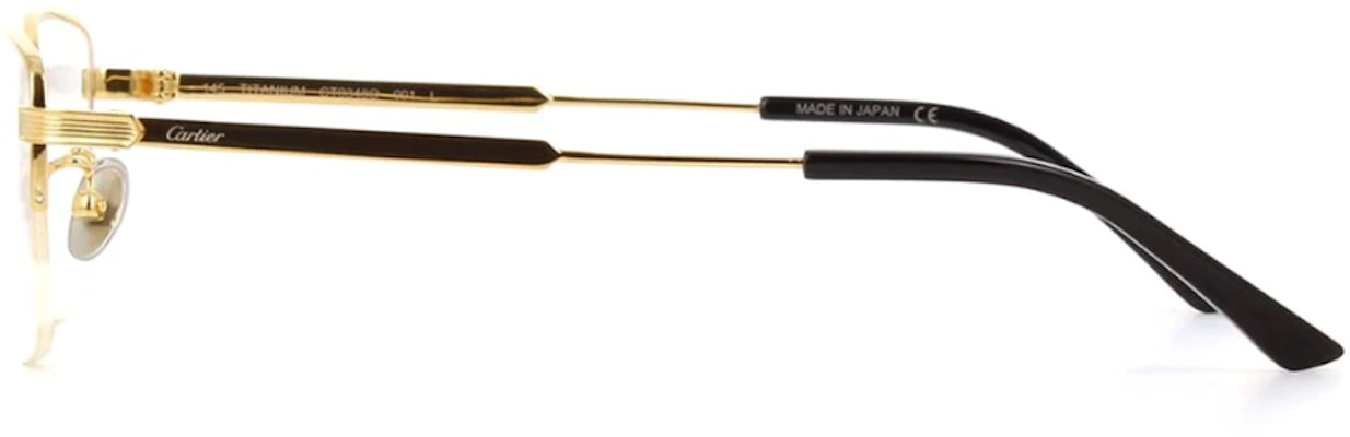 卡地亞極簡半框方形鏡框眼鏡男女通用款式 CT0348O-001 Shop 卡地亞極簡半框方形鏡框眼鏡男女通用款式 CT0348O-001