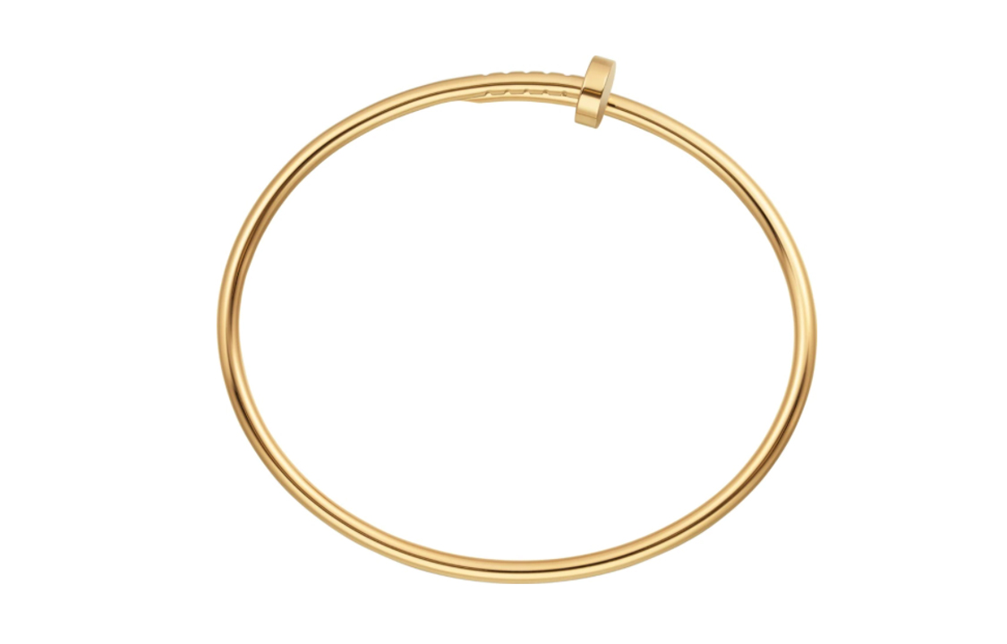 Cheap 卡地亞Juste Un Clou 18K金手鐲 情侶設計 男女皆適用 B6062617