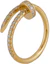 Buy Cartier Juste Un Clou 18k Gold Diamond Nail Ring Unisex Couple Gold. B4231500