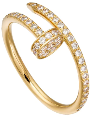 Cartier Juste Un Clou 18k Gold Diamond Nail Ring Unisex Couple Gold. B4231500 Order Cartier Juste Un Clou 18k Gold Diamond Nail Ring Unisex Couple Gold. B4231500