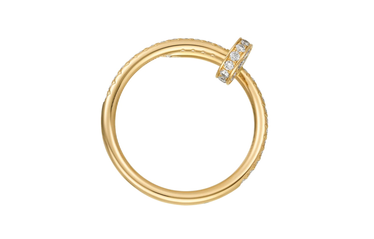 Purchase Cartier Juste Un Clou 18k Gold Diamond Nail Ring Unisex Couple Gold. B4231500