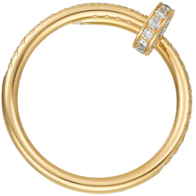 Cartier Juste Un Clou 18k Gold Diamond Nail Ring Unisex Couple Gold. B4231500 Purchase Cartier Juste Un Clou 18k Gold Diamond Nail Ring Unisex Couple Gold. B4231500