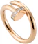Purchase 卡地亚Juste un Clou 18K玫瑰金钻石戒指2.65mm情侣可调节款 B4094800