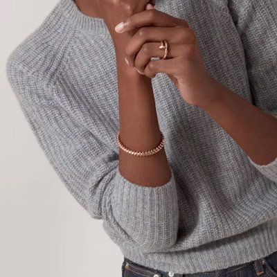 卡地亚Juste un Clou 18K玫瑰金钻石戒指2.65mm情侣可调节款 B4094800 1