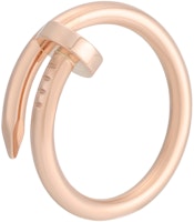 CARTIER Juste Un Clou 18K Rose Gold Nail Ring 2.65mm Unisex Couple Design. B4092500 CARTIER Juste Un Clou 18K Rose Gold Nail Ring 2.65mm Unisex Couple Design. B4092500