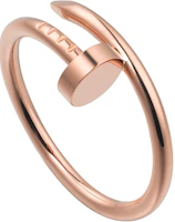 Details for CARTIER Juste un Clou 18k Rose Gold Nail Ring Unisex Couple Design in Rose Gold. B4225800