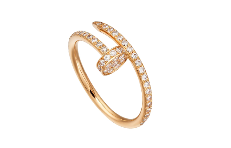 Cartier Juste Un Clou 18K Rose Gold Ring Unisex Couple Design. B4231400 圖 6