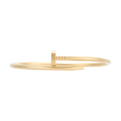 Cartier Juste un Clou Bracelet Nail Design K Gold Unisex Couple Edition. B6048217