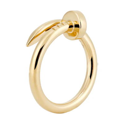 Cartier Juste Un Clou Nail Ring 2.65mm 18k Gold Unisex Couple Design. B4092600