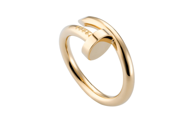 Cartier Juste Un Clou Nail Ring 2.65mm 18k Gold Unisex Couple Design. B4092600 圖 2