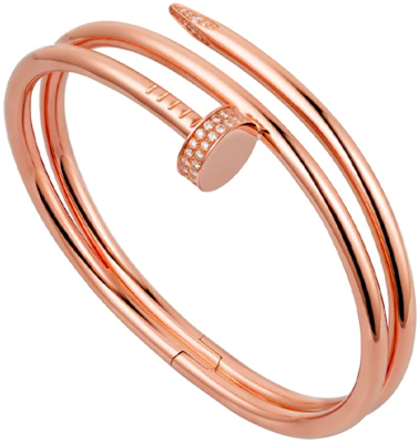 カルティエ ジュストアンクル ワイド 18K ローズゴールド ブレスレット ユニセックス カップルデザイン. N6708417 Order カルティエ ジュストアンクル ワイド 18K ローズゴールド ブレスレット ユニセックス カップルデザイン. N6708417