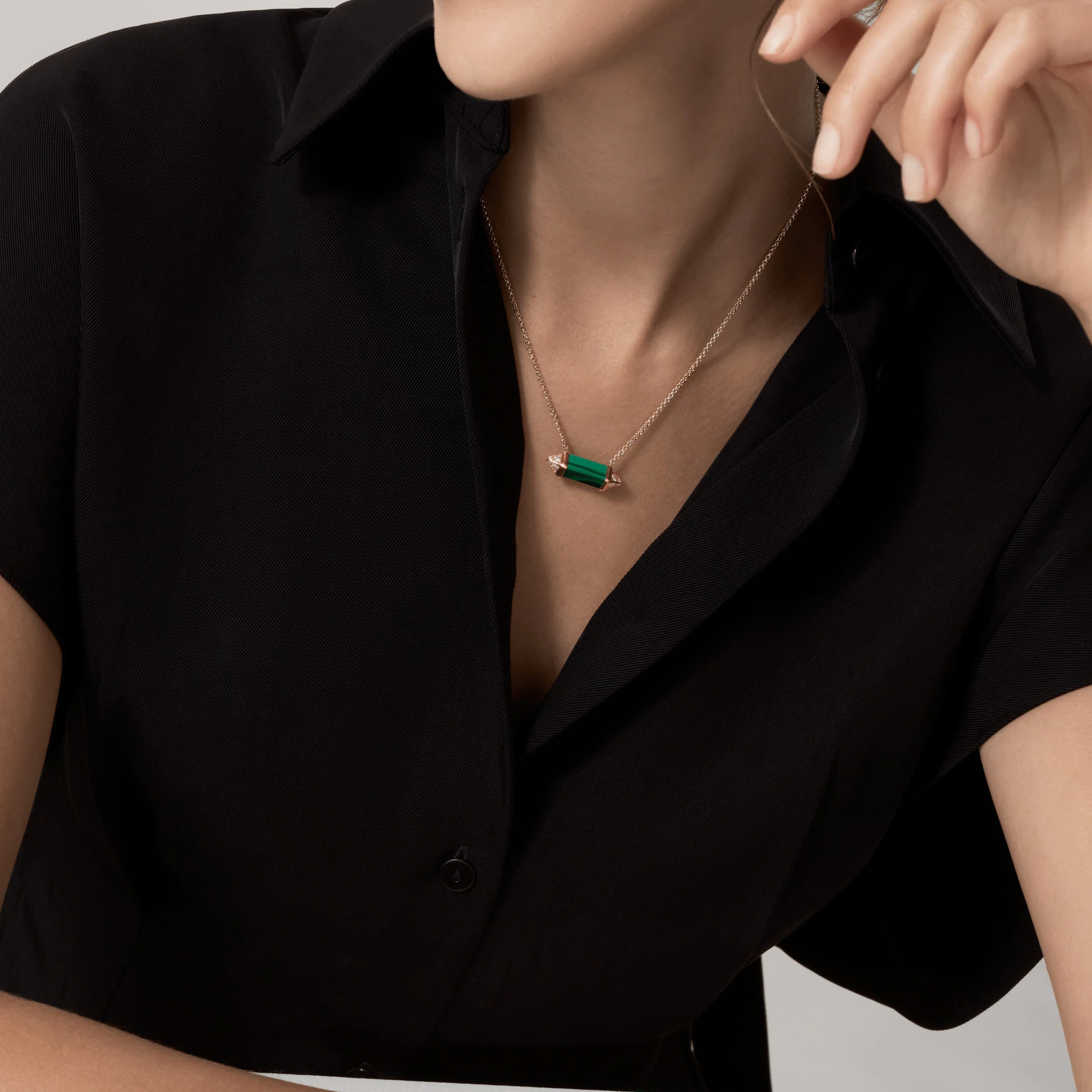 Cartier Les Berlingots 18K Gold Diamond Pendant Necklace Unisex B7224783 圖 7