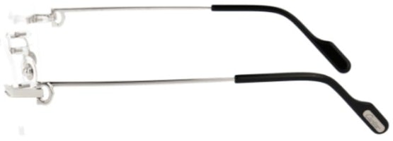 Cartier Logo Rectangle Optical Glasses Black for Men Metal Frame CT0259O001 Cartier Logo Rectangle Optical Glasses Black for Men Metal Frame CT0259O001