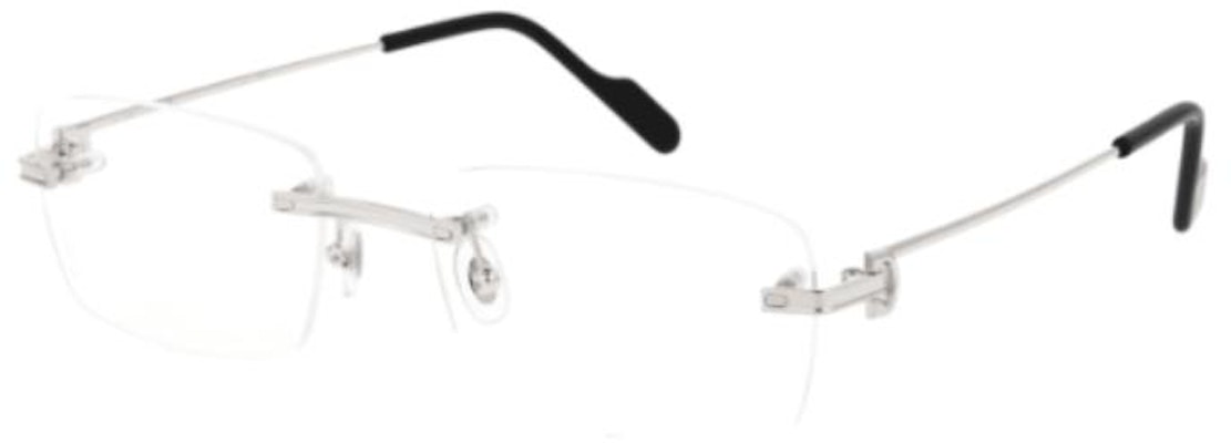 卡地亞男子黑色金屬方框眼鏡 CT0259O001 Shop 卡地亞男子黑色金屬方框眼鏡 CT0259O001