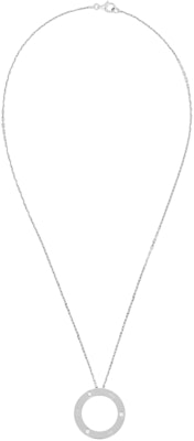 Cartier LOVE 18K白金項鍊 精緻奢華男女同款圓形吊墜 B7014600 Buy Cartier LOVE 18K白金項鍊 精緻奢華男女同款圓形吊墜 B7014600