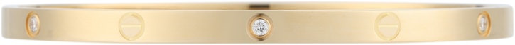 Buy Cartier LOVE 小型手鐲 18K金 6顆鑽石 情侶款 男女適用 B6047217