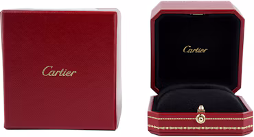 Purchase Cartier Love Ring Logo Sweet Platinum Unisex Couple Style - White Gold. B4207600