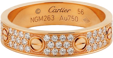 Cartier Love Ring Rose Gold 18K Unisex Couple Minimalist Elegant Style. B4085800 Cartier Love Ring Rose Gold 18K Unisex Couple Minimalist Elegant Style. B4085800