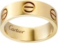 Order Cartier 愛情系列18K金寬版情侶對戒金色指環 B4084600