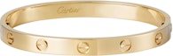 Lookbook Cartier LOVE系列 18k金手鐲 情侶款簡約時尚黃金手環 B6067517