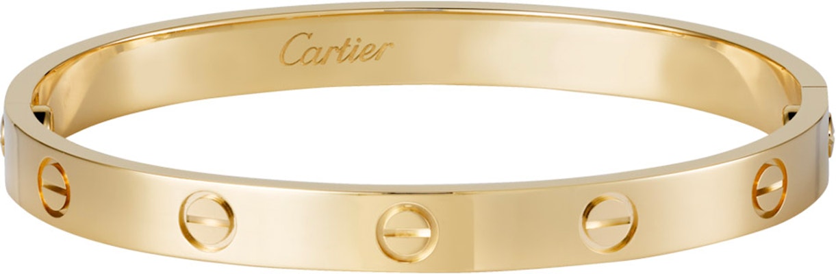 Cartier LOVE系列 18k金手鐲 情侶款簡約時尚黃金手環 B6067517 Purchase Cartier LOVE系列 18k金手鐲 情侶款簡約時尚黃金手環 B6067517