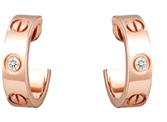 卡地亞LOVE系列18k玫瑰金鑽石耳環 情侶款 限量款 B8301218 Buy 卡地亞LOVE系列18k玫瑰金鑽石耳環 情侶款 限量款 B8301218