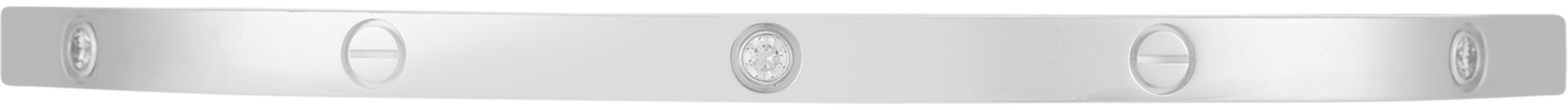 卡地亞LOVE 6鑽18K白金細版手鐲 情侶款式 B6047717 Buy 卡地亞LOVE 6鑽18K白金細版手鐲 情侶款式 B6047717