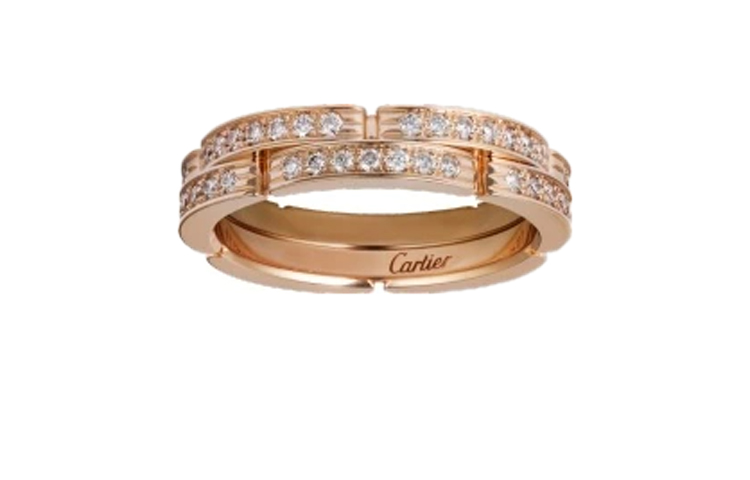 Cartier Maillon Panthere 18K Rose Gold Ring Unisex Couple Design. B4098800 圖 2