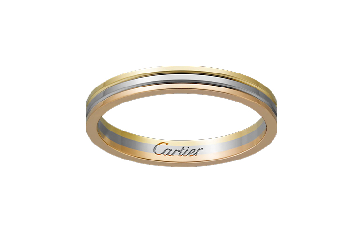 Order Cartier ME Louis Cartier 婚戒 18K白金/玫瑰金/黃金 情侶對戒 B4209900