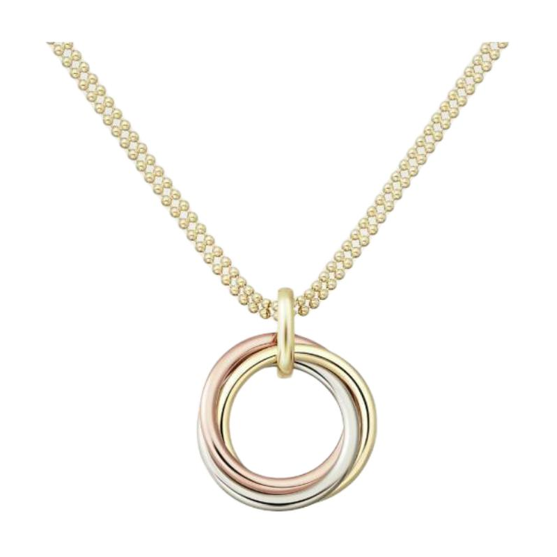 Cartier Multi-Ring Design 18K Gold Diamond Necklace Unisex Couple Style Multicolor. B7224814 圖 3