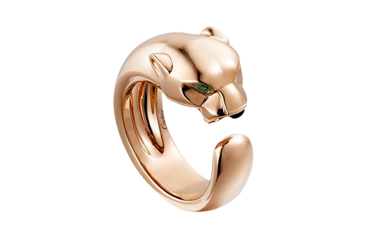 Cartier Panthère de Cartier 18K Rose Gold Ring - Unisex Couple's Edition. B4215900 圖 2