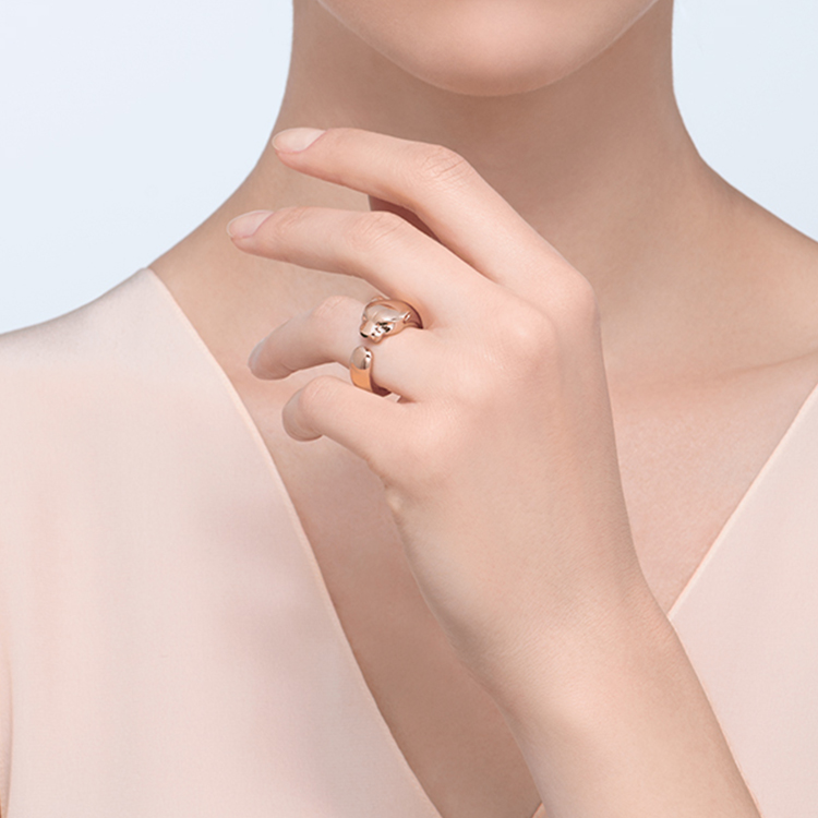 Cartier Panthère de Cartier 18K Rose Gold Ring - Unisex Couple's Edition. B4215900 圖 6
