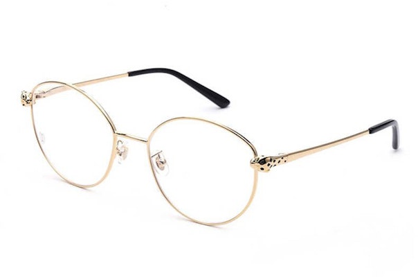 卡地亞Panthère de Cartier金合金不規則光學眼鏡男女通用款 CT0234O-001 Buy 卡地亞Panthère de Cartier金合金不規則光學眼鏡男女通用款 CT0234O-001