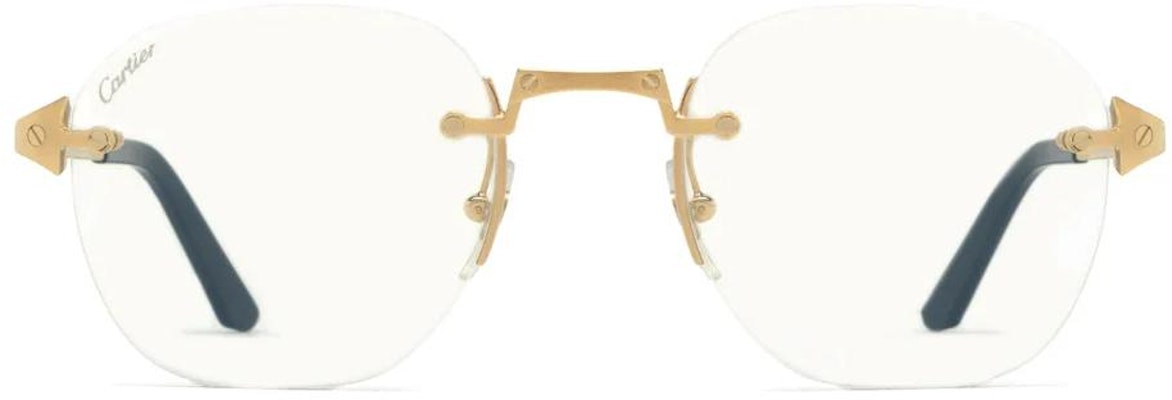 卡地亞 Panthère 金色橢圓型男士太陽眼鏡,雙色設計。 CT0478S001 Lookbook 卡地亞 Panthère 金色橢圓型男士太陽眼鏡,雙色設計。 CT0478S001