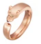 Order Cincin Cartier Panthère Wide 18K Rose Gold Unisex Cincin Pasangan Emas Rose. B4230052