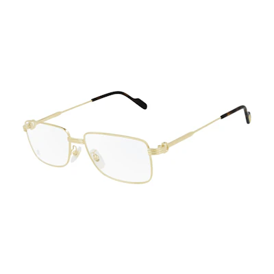 CARTIER PREMIÈRE DE CARTIER Square Alloy Optical Glasses Unisex Minimalist Style. CT0294OA-002