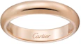 Order CARTIER Rose Gold Wedding Band Ring Unisex Couple Design. B4096600