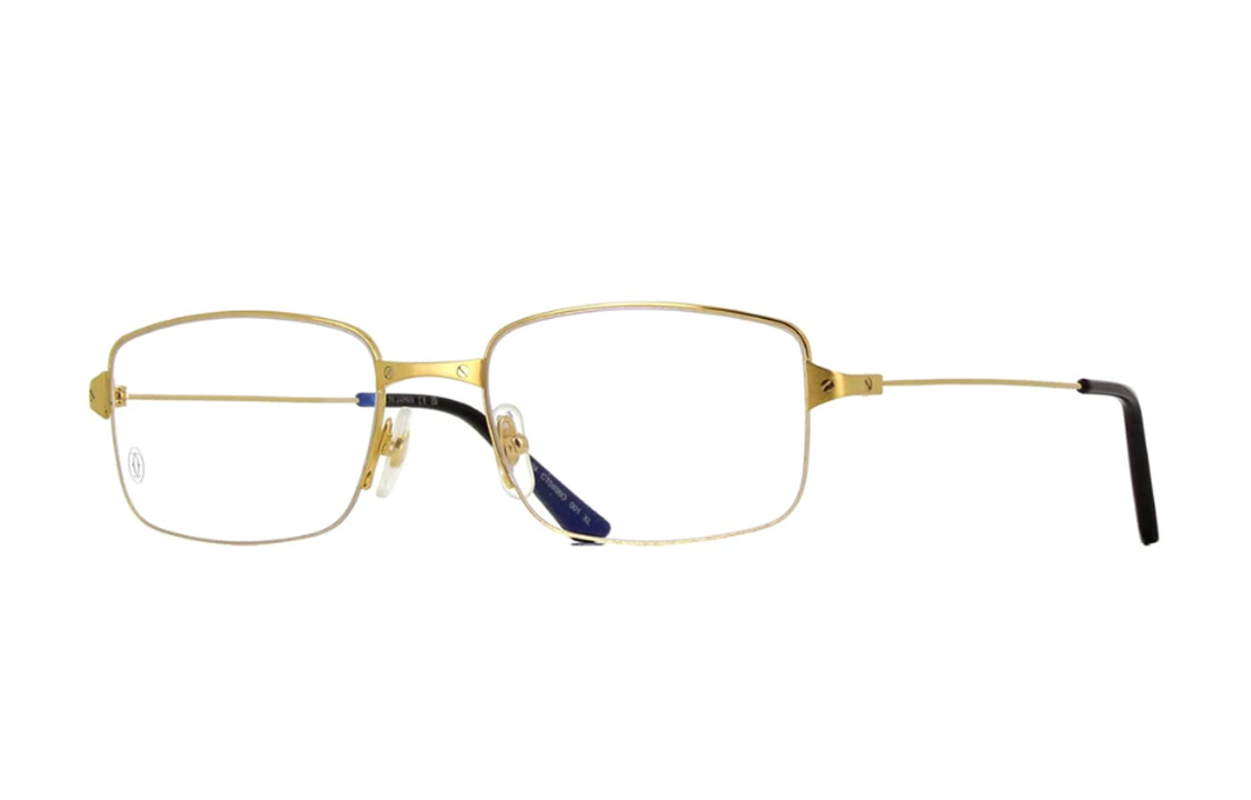 Order Cartier Santos 字母印鈦金太陽眼鏡 男女情侶款 CT0406O-001