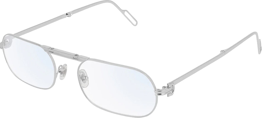 Cartier銀色金屬不規則框眼鏡 情侶款男女通用款式 CT0115O 002 Buy Cartier銀色金屬不規則框眼鏡 情侶款男女通用款式 CT0115O 002