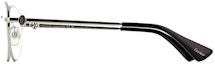 Purchase Cartier 男士銀色橢圓金屬光學眼鏡搭配純色鏡腿 CT0491OA