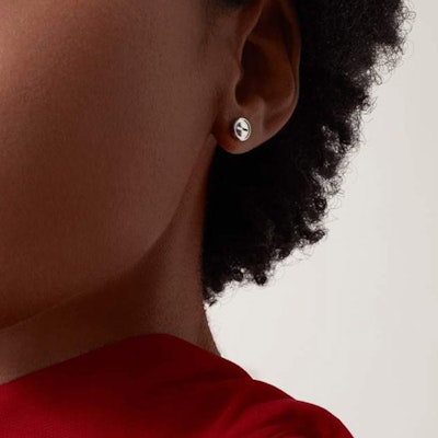 卡地亞簡約款18K白金男女情侶耳環 B8301256 Lookbook 卡地亞簡約款18K白金男女情侶耳環 B8301256