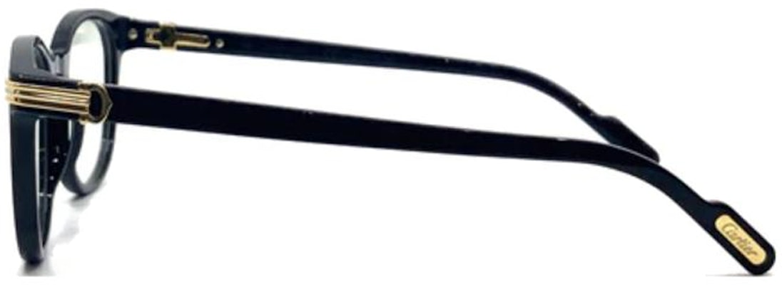 卡地亞 黑色不規則條紋醋酸光學眼鏡 男女通用 CT0221O001 Shop 卡地亞 黑色不規則條紋醋酸光學眼鏡 男女通用 CT0221O001