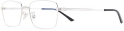 Buy Cartier 鈦金屬不規則銀色眼鏡框 情侶設計 男女通用款 CT0347O-002